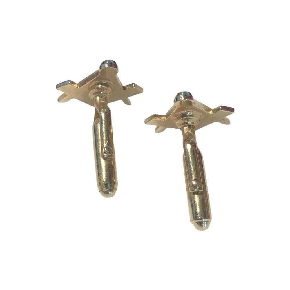 Masonic Cufflinks‎ Freemason Mens Goldtone Shirt